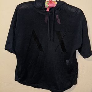BNWT Armani Exchange Hooded Tee Shirt XS